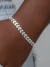 Pulseira escama de peixe prata 925 - PPE001