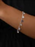 Pulseira gotas prata