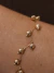 Pulseira Zig Zag dourada - comprar online