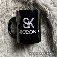 48 Canecas Pretas Personalizadas para empresa - THE MUG Canecas Personalizadas