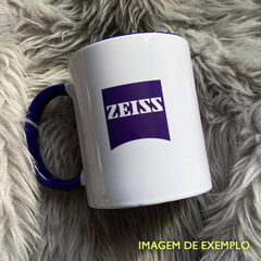 48 Canecas Brancas com alça e interior coloridos Personalizadas para empresa - comprar online