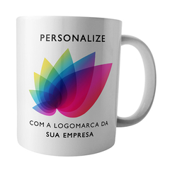 12 Canecas Brancas Personalizadas para empresa