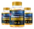Kit 3 Potes - Condrix Gold - Colágeno Tipo 02 - 180 Cápsulas