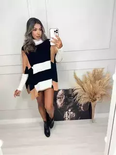 PONCHO MOUSSE SUELEN na internet