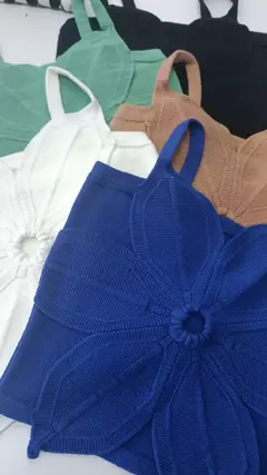 CROPPED MODAL FLOR AMARÍLIS - comprar online