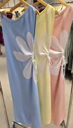 VESTIDO MODAL FLOR CORDÃO