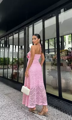 VESTIDO FLOR LINHA JASMIN - Lais Vitória Tricot