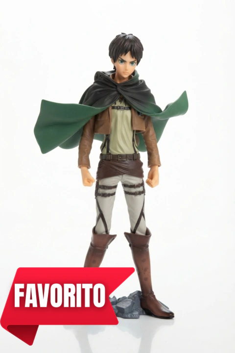 Figura de Colección Eren Jaeger (Attack on Titan / Shingeki no Kyojin) - Edición Cuerpo de Exploración de 24 cm