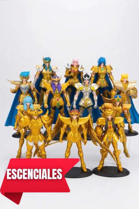 Set de Colección: Los 12 Caballeros Dorados de Atenea (Saint Seiya / Caballeros del Zodiaco) - Edición Completa de 20 cm cada uno