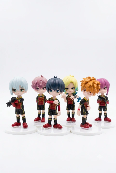 Gashapones Chibi de Blue Lock - Colección Jugadores del Bastard Mūnchen (10cm)