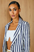 Blazer Listrado Lurex - Agilità na internet
