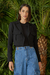 Casaco Cropped Preto - Agilità