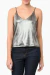 Regata Malha Foil Preta - Calvin Klein Jeans