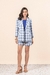 Blazer Reto Xadrez - Detalhe Básico - comprar online