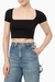 Blusa Cropped Decote Quadrado - Calvin Klein Jeans