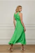 Vestido Midi Coulisse Verde - Animale - Bon Ton Le Boutique