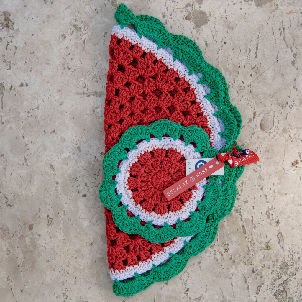 Set sandía crochet