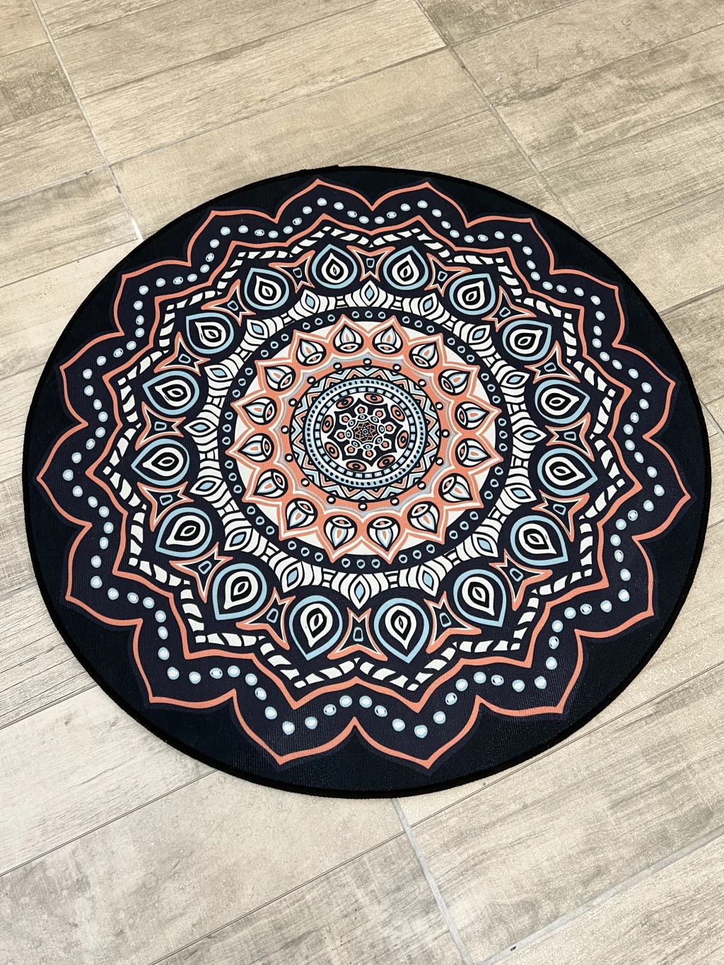 Alfombra Mandala Rosa