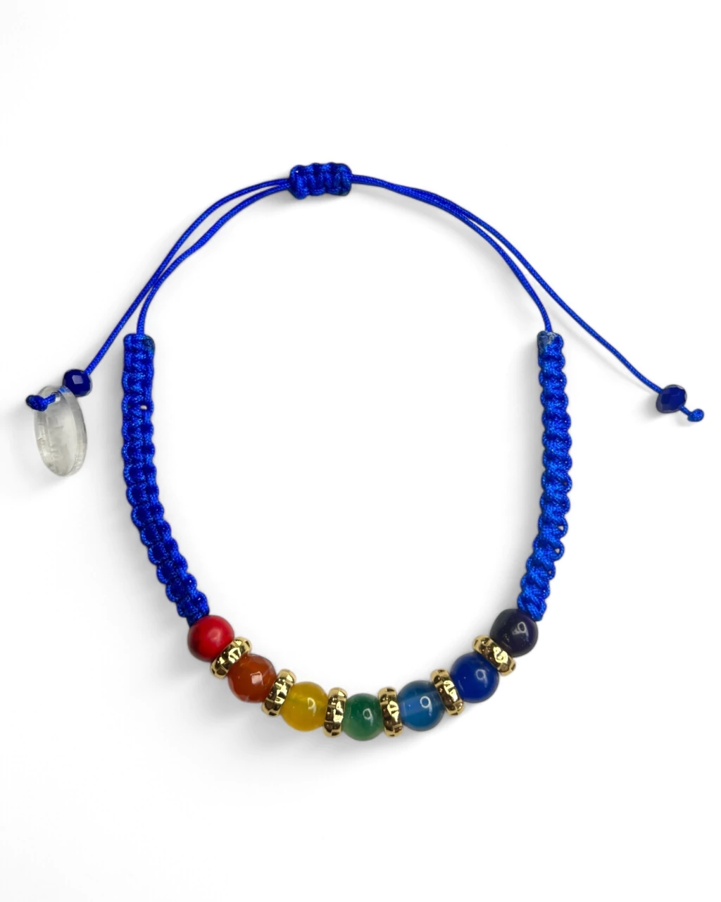 Pulsera Gold Chacras Azul