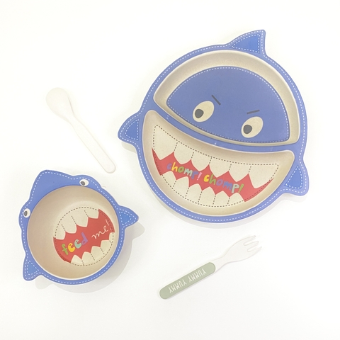 SET Baby shark, platos y bowl infantil