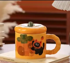 TAZA CERÁMICA GATO/CALABAZA en internet