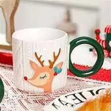 TAZA SE CERÁMICA MERRY CHRISTMAS 250 ml - tienda online