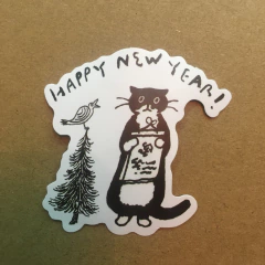 STICKERS FROSTY CAT (SERIE N) C/U - tienda online