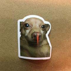 STICKERS DOG (SERIE E ) C/U - MR & MRS TEACUP