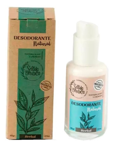 DESODORANTE NATURAL HERBAL SENTIDA BOTÁNICA 60GR