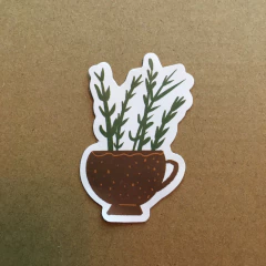 STICKERS AUTOADHESIVO FLOWER 1UN - comprar online