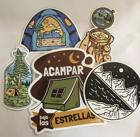 STICKERS CAMPING TIME - comprar online