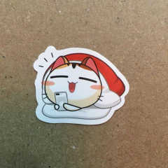 STICKERS LOVE CAT/GATO KAWAI (SERIE D ) C/U - tienda online