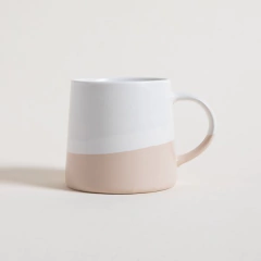 TAZA MUG CONICO BEIGE 500ML