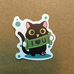 STICKERS AUTOADHESIVO LUKY CAT 1UN en internet
