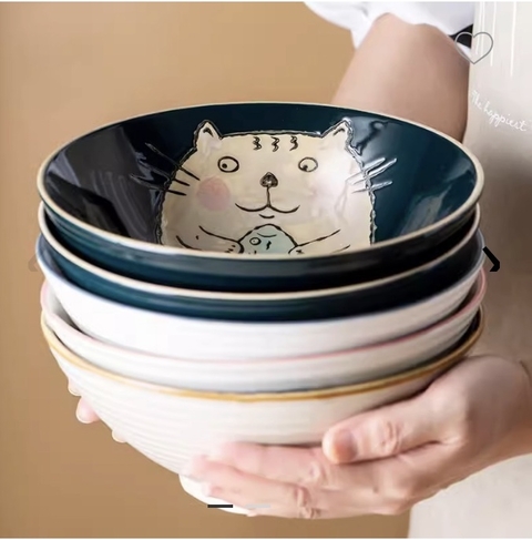 BOWL RAMEN JAPAN NEKO 1000ML