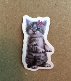 Imagen de STICKERS LOVE CAT/GATO (SERIE A ) C/U