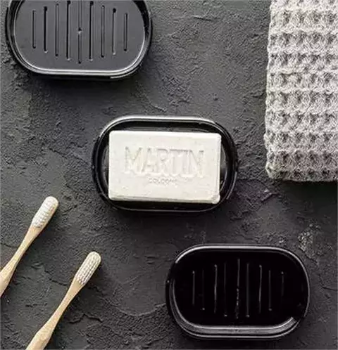 JABONERA PLÁSTICO NEGRO