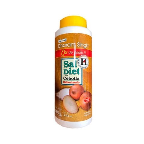 SAL DIET CON CEBOLLA SABORIZADA 0 DE SODIO DHARAM SINGH 140 GRS
