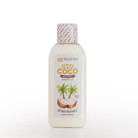 ACEITE DE COCO NEUTRO GOD BLESS YOU 125 ML