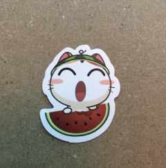 Imagen de STICKERS LOVE CAT/GATO KAWAI (SERIE D ) C/U