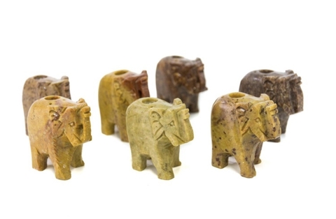 PORTA SAHUMERIO PIEDRA ELEFANTE