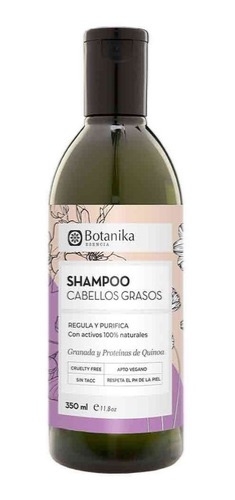 SHAMPOO CABELLO GRASO BOTANIKA 350ML