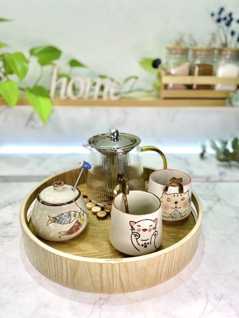 SET DE TÉ GARDEN & CAT