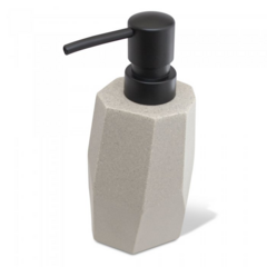 DISPENSER DE JABON GRIS SIMIL PIEDRA (LINEA GEO) C/U - comprar online