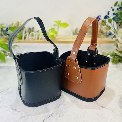 CANASTA MATERA CUERINA - comprar online