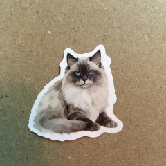 STICKERS LOVE CAT/GATO (SERIE B ) C/U - comprar online