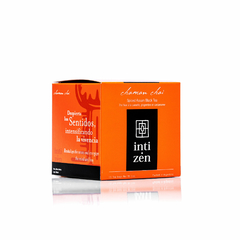 TÉ EN SAQUITOS INTIZEN CHAMAN CHAI TÉ CON CANELA JENGIBRE Y CARDAMOMO 15 SAQ x 2 GR