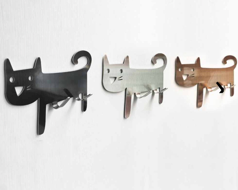 GANCHO METAL COLGANTE GATO