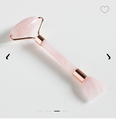 RODILLO MASAJEADOR DE PIEDRA DE CUARZO ROSA NATURAL - comprar online