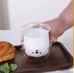 VASO DOBLE VIDRIO ANIMADO 250 ML - tienda online